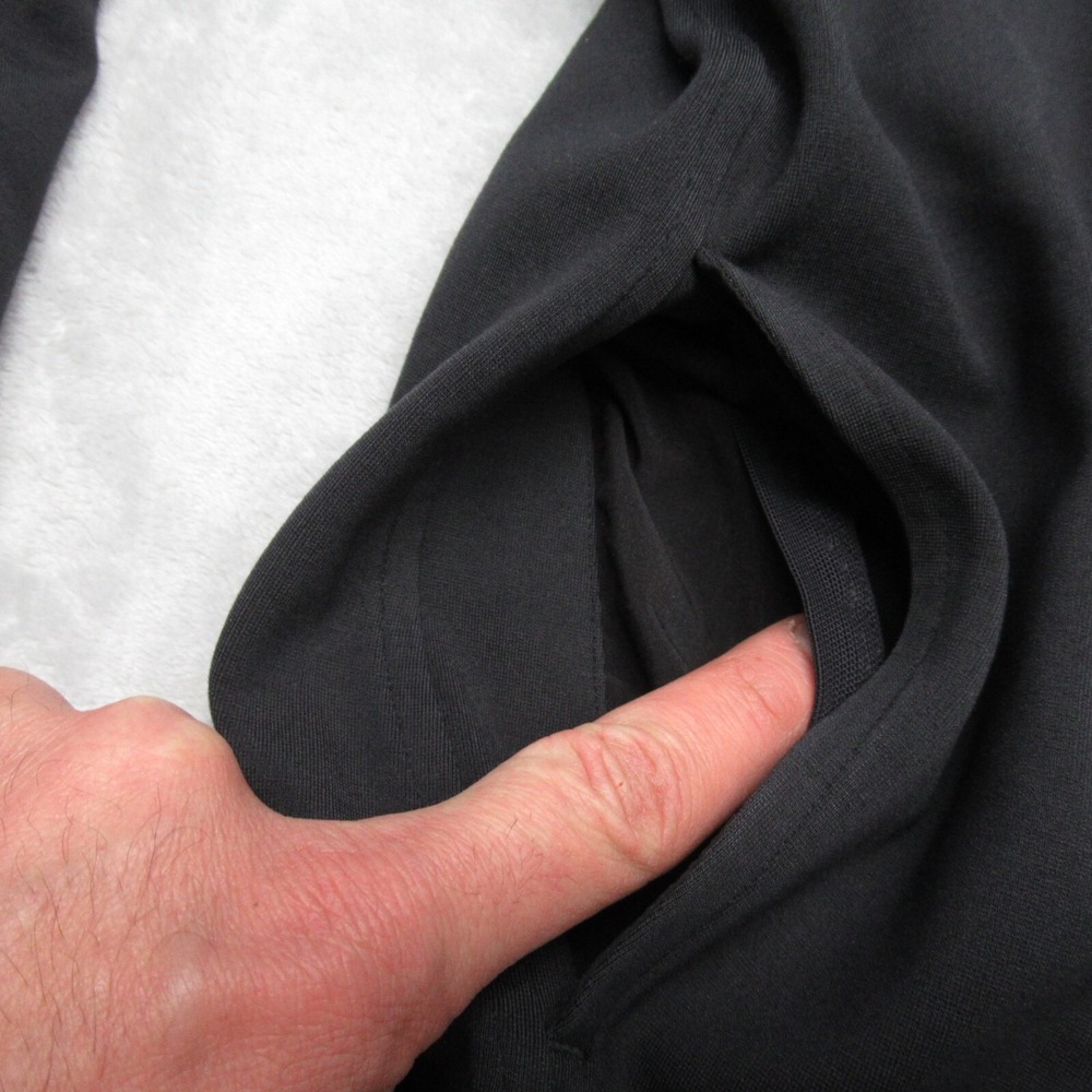 Lululemon City Trek Hoodie Womens 8 Black Pockets Hooded Back Zipper Wicking - Picture 9 of 13